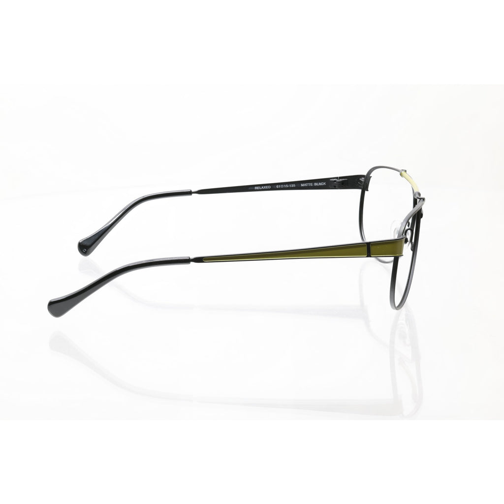 Lucky Brand Relaxed Matte Black 61-15-135 Sunglass/Eyeglass FRAMES - VERY GOOD