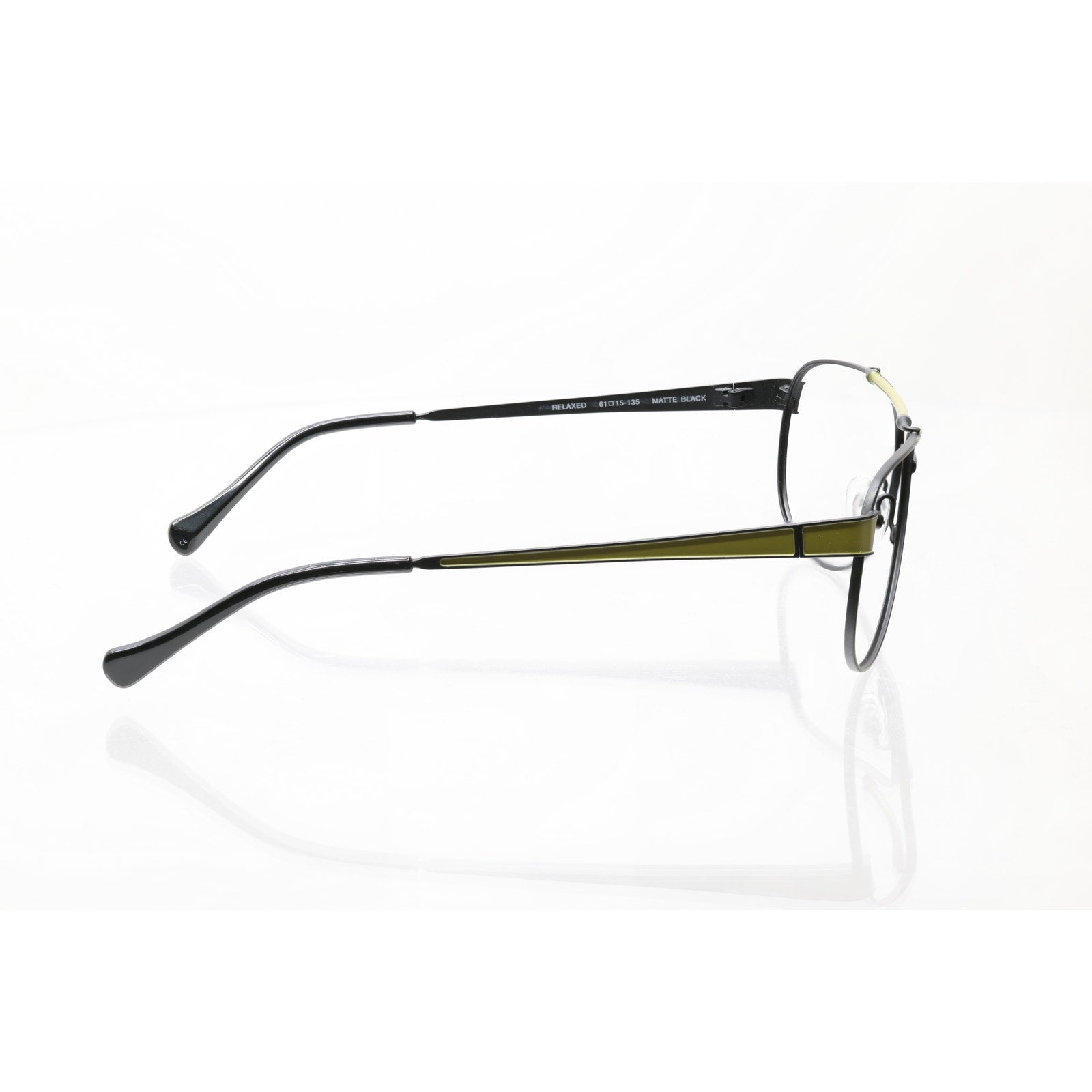 Lucky Brand Relaxed Matte Black 61-15-135 Sunglass/Eyeglass FRAMES - VERY GOOD