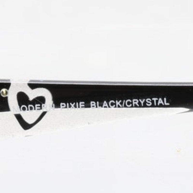 Modern Pixie Black/Crystal 48-16-130mm Eyeglass FRAMES ONLY - NEW/WITHOUT TAGS