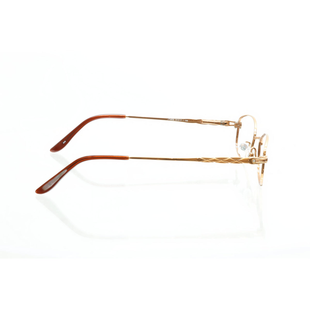 Marchon Tres Jolie 125T nutmeg eyeglass frames, photo 6 of 6