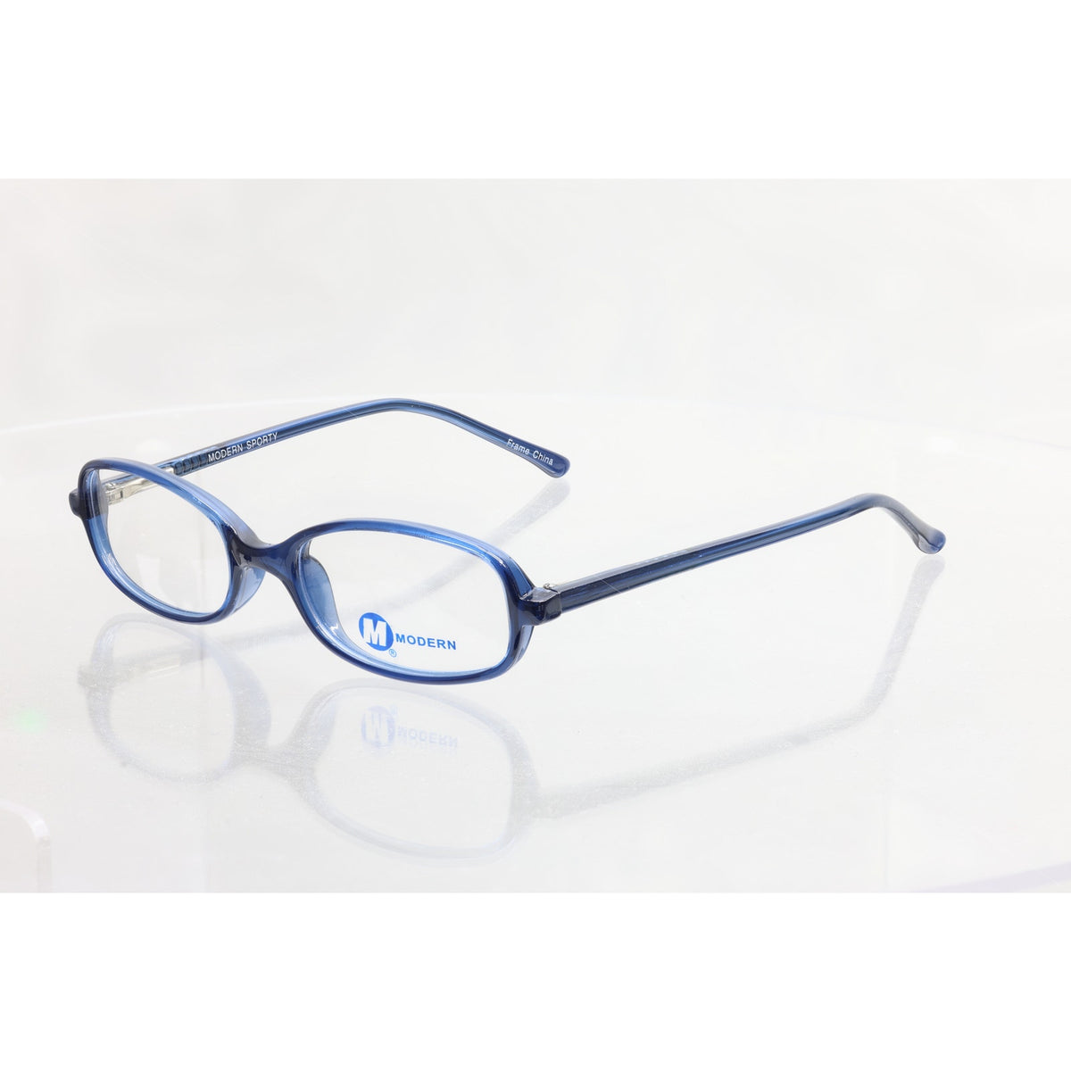 Modern Sporty Blue 46-17-130mm Eyeglass FRAMES ONLY - NEW/WITHOUT TAGS