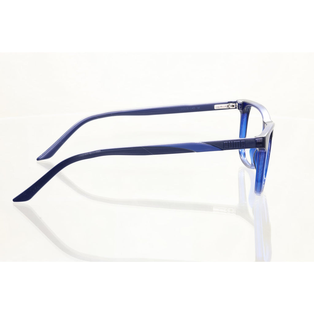 Puma PU0334O 003 dark blue eyeglass frames, photo 6 of 8