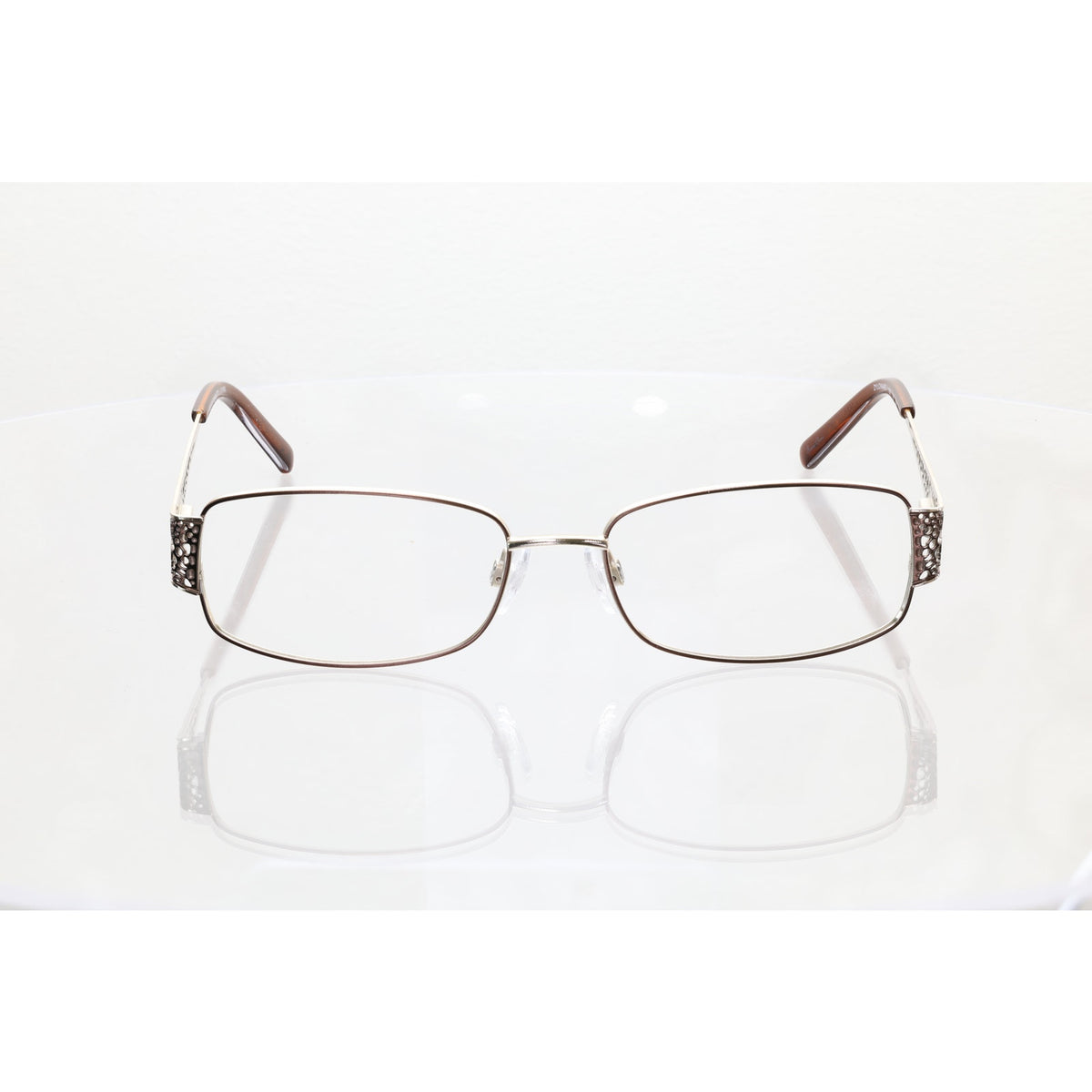 Gloria Vanderbilt 119M Zyloware 168 brown eyeglass frames, photo 3 of 8