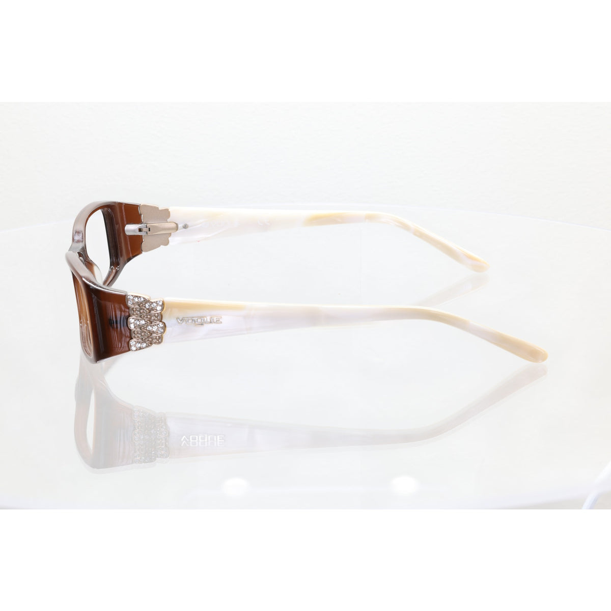 Vogue VO2595-1 1665 brown/beige eyeglass frames, photo 4 of 7