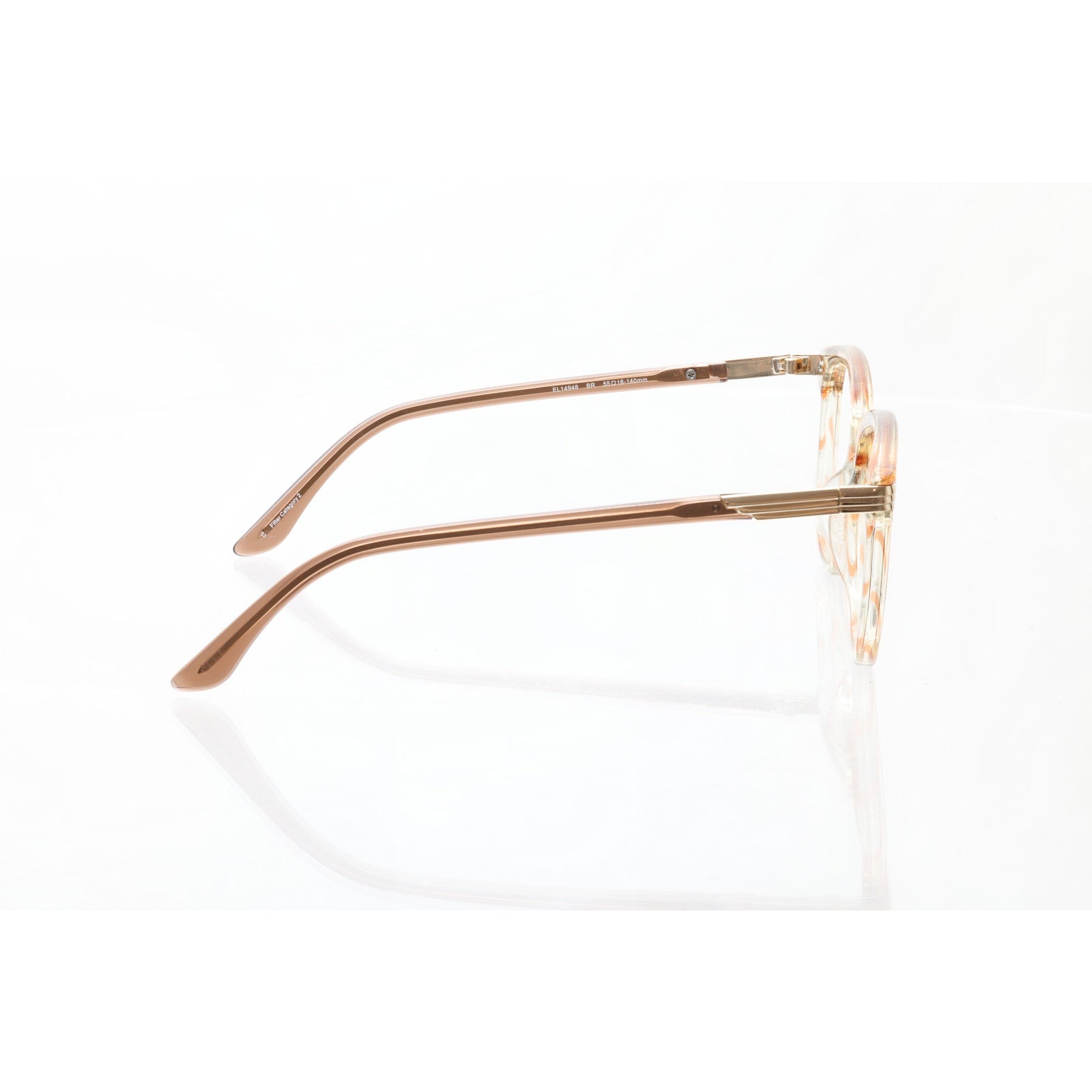 Elle El14948 BR 55-16-140mm Eyeglasses FRAMES ONLY - VERY GOOD CONDITION