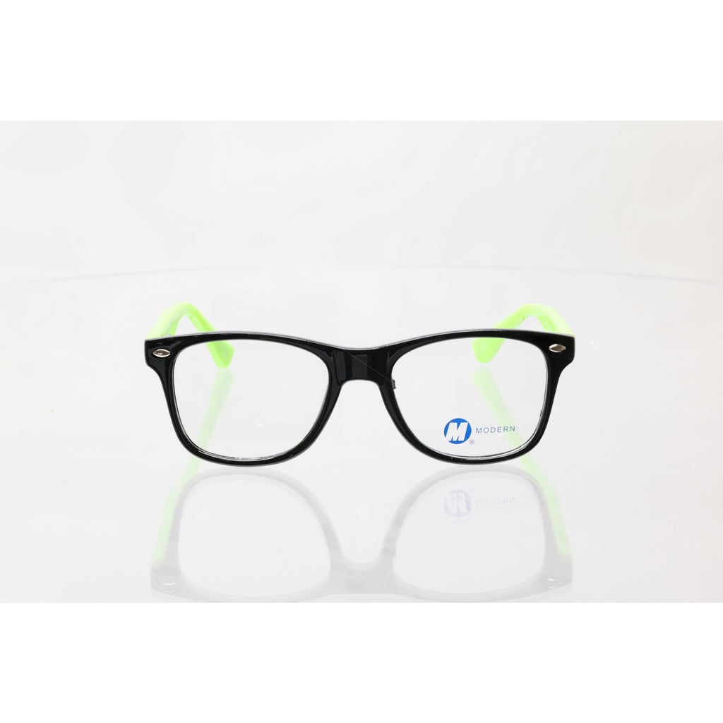 Modern Goodies Black Lime 45-16-130mm Eyeglass FRAMES ONLY - NEW/WITHOUT TAGS