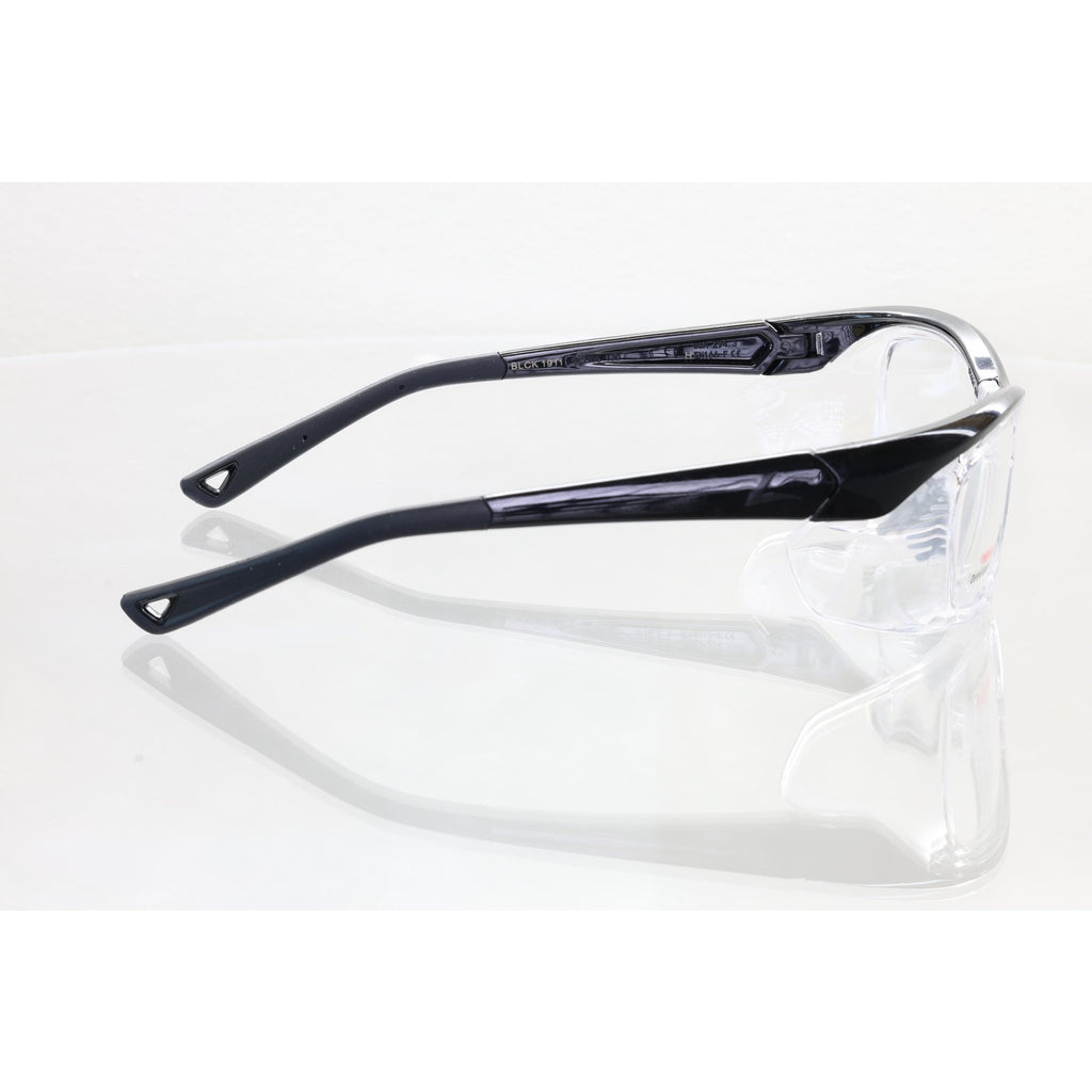 On-Guard 0G220S Leader black/clear safety glasses frames, photo 6 of 8