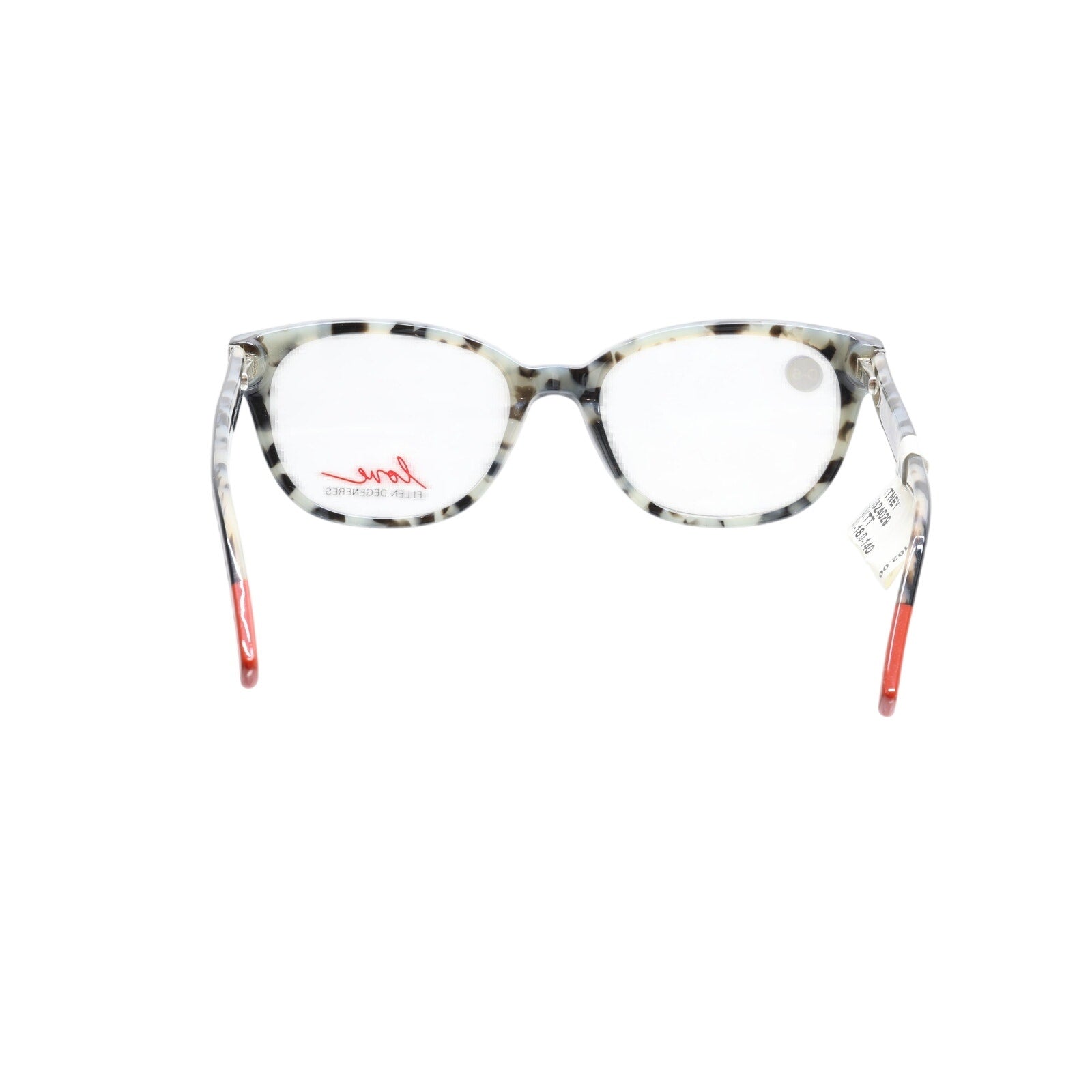 Love by Ellen DeGeneres Whitney BLKTT 53-18-140mm Eyeglasses FRAMES ONLY - NEW