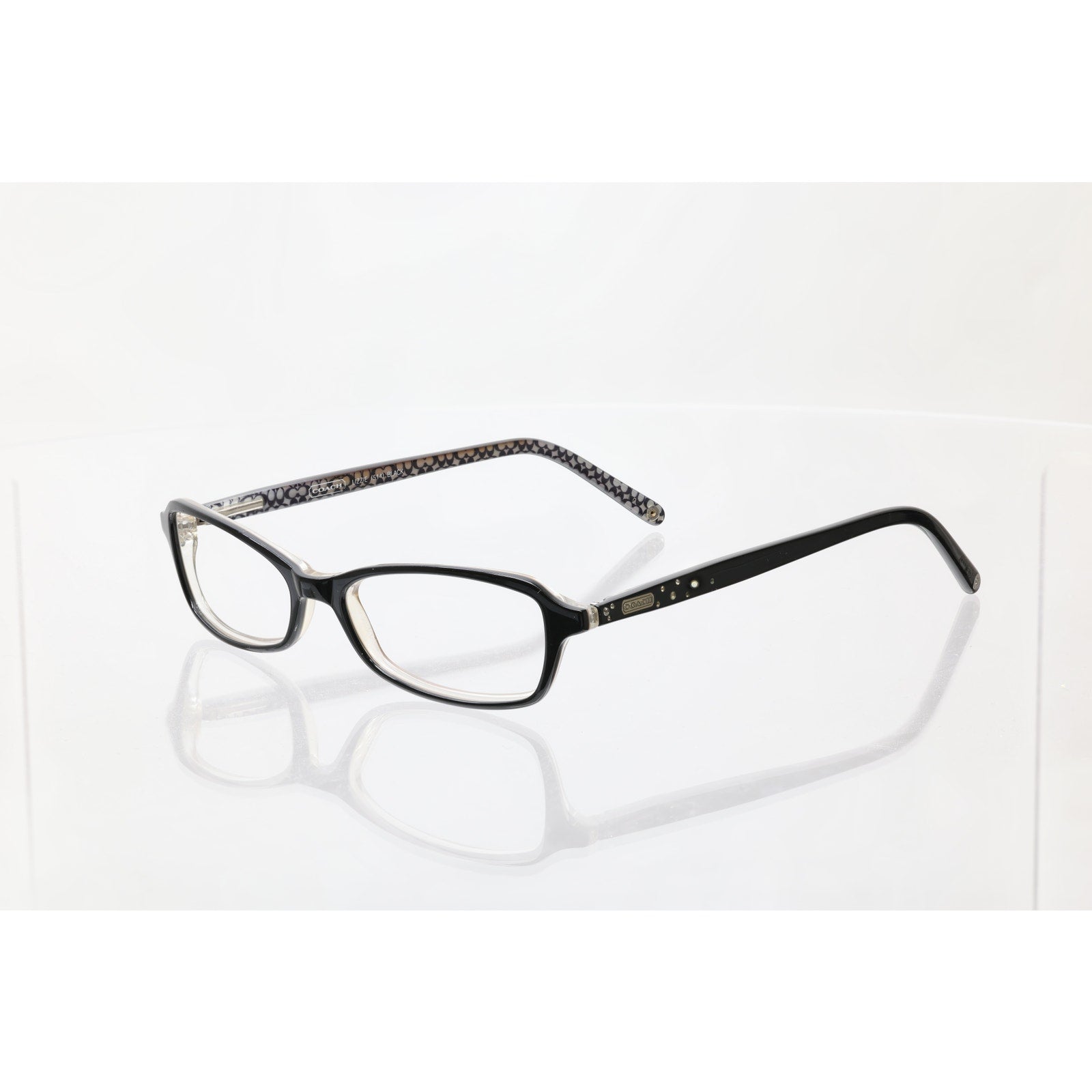 Coach LIZZIE (514) BLACK Eyeglass FRAMES ONLY - GOOD CONDITION