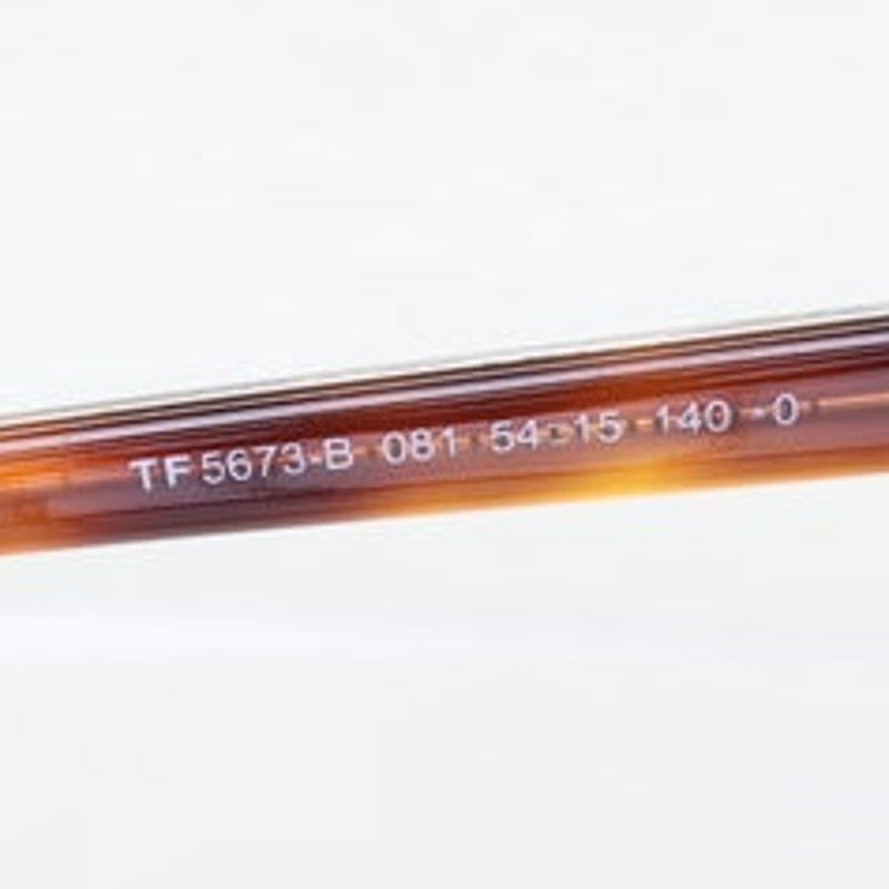 Tom Ford TF5673-B 081 brown/purple eyeglass frames, photo 8 of 8