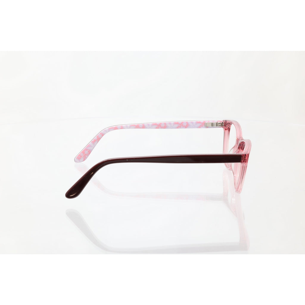 Pez Eyewear P12002 48-16-125 CRYSTAL PINK Eyeglass FRAMES ONLY - GOOD CONDITION