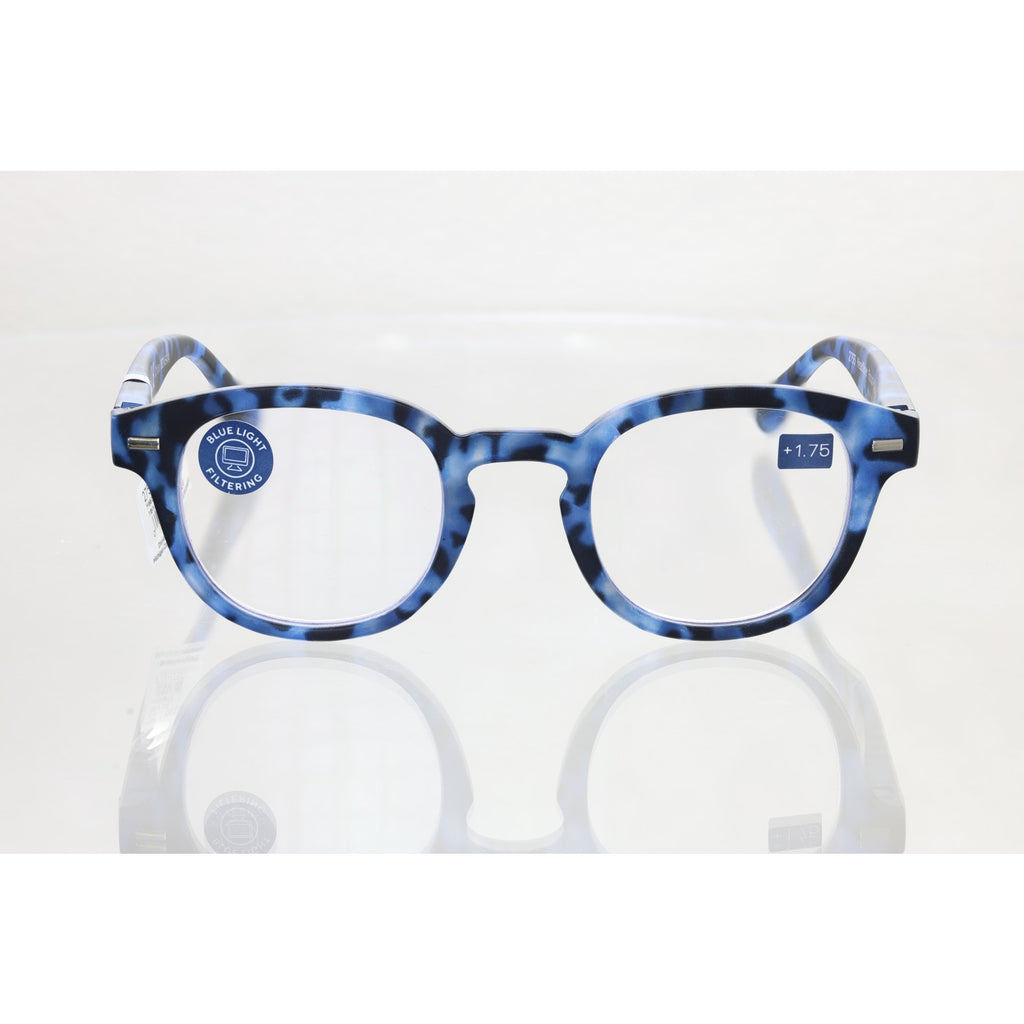 Peepers Headliner 02ABAA +1.75 blue/black reading glasses, photo 4 of 9