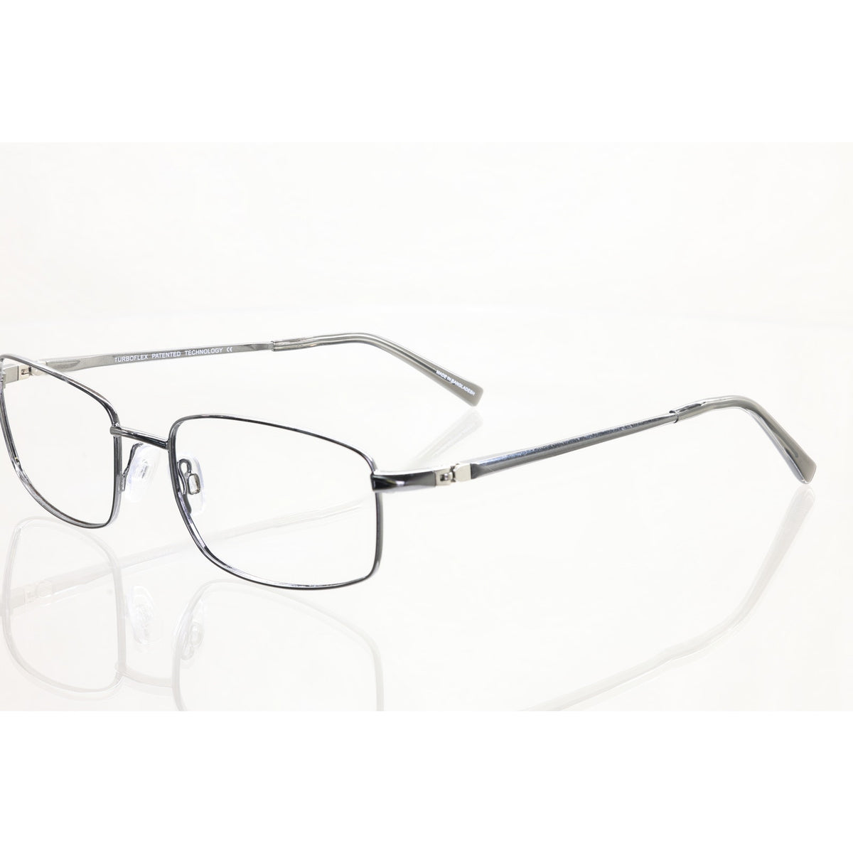 Turboflex TF2465 gray eyeglass frames