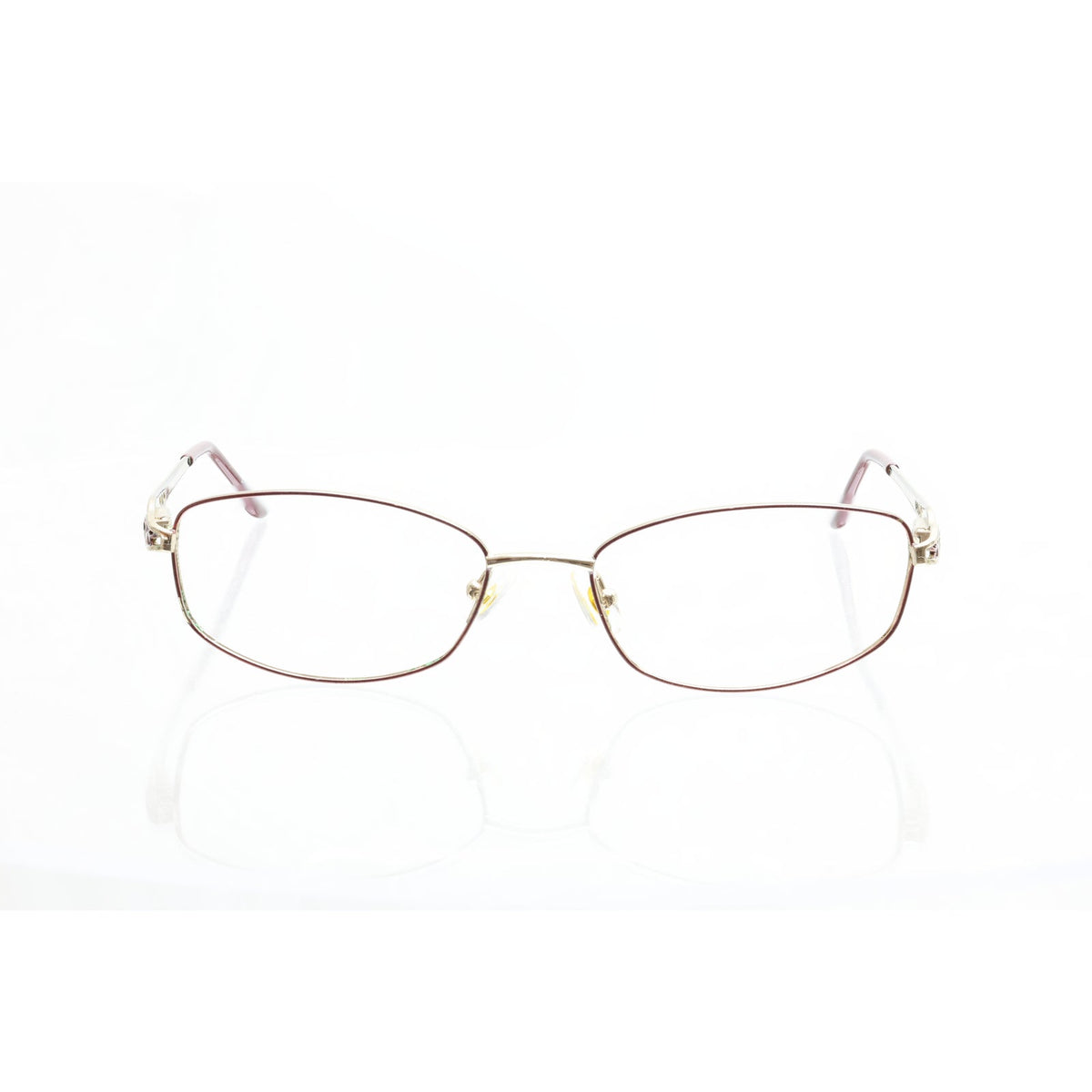 Marchon Tres Jolie 135 burgundy wine eyeglass frames, photo 3 of 6