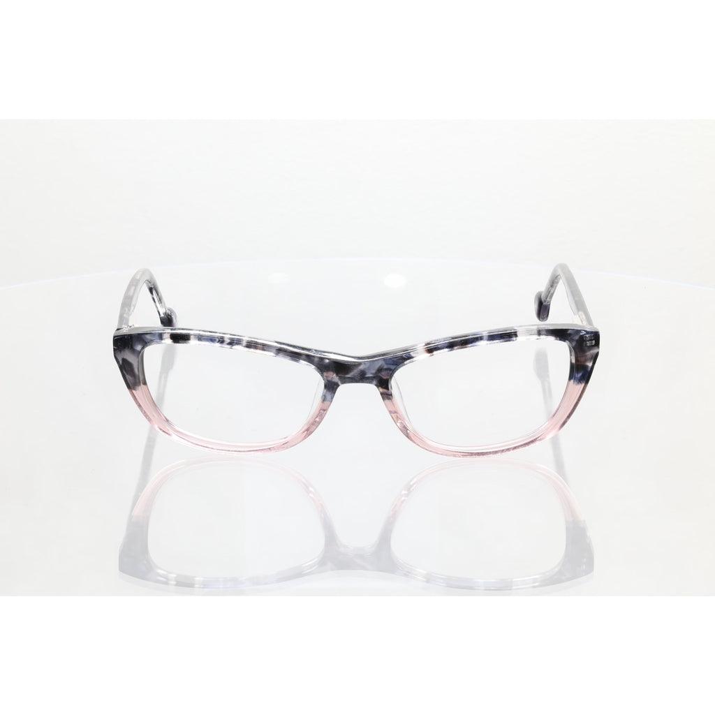 Lisa Loeb By Classique Giggle 11 dark blue/pink eyeglass frames, photo 3 of 8