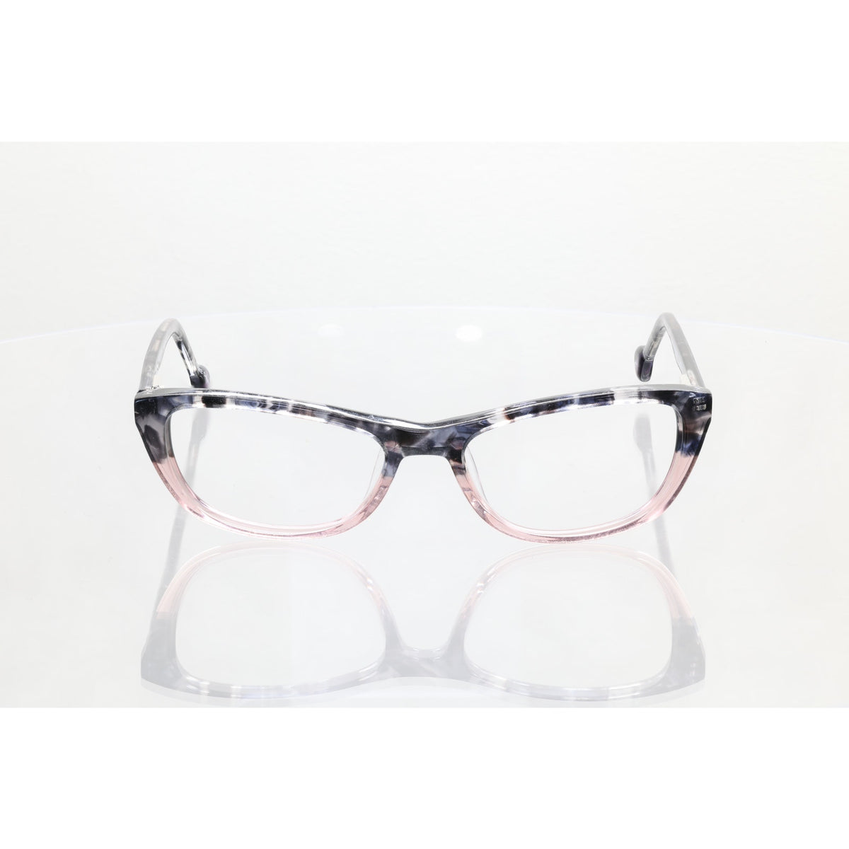 Lisa Loeb By Classique Giggle 11 dark blue/pink eyeglass frames, photo 3 of 8