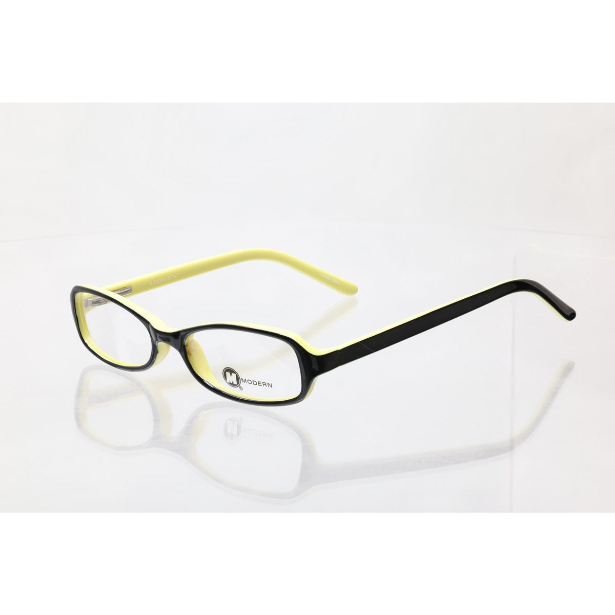 Modern Wow Black/Lime 49-16-135mm Eyeglass FRAMES ONLY - NEW/WITHOUT TAGS