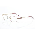 Marchon Tres Jolie 135 burgundy wine eyeglass frames