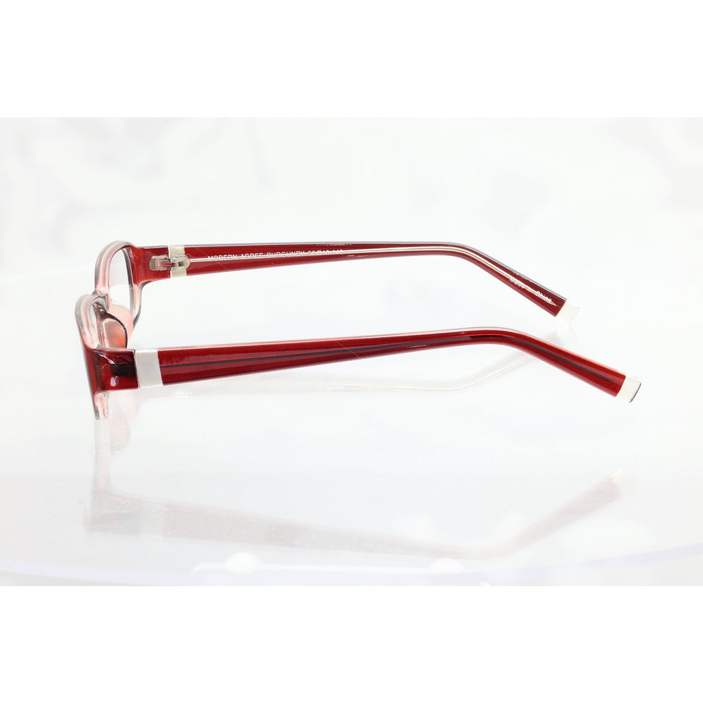 Modern Agree Burgundy 52-16-140mm Eyeglass FRAMES ONLY - NEW/WITHOUT TAGS