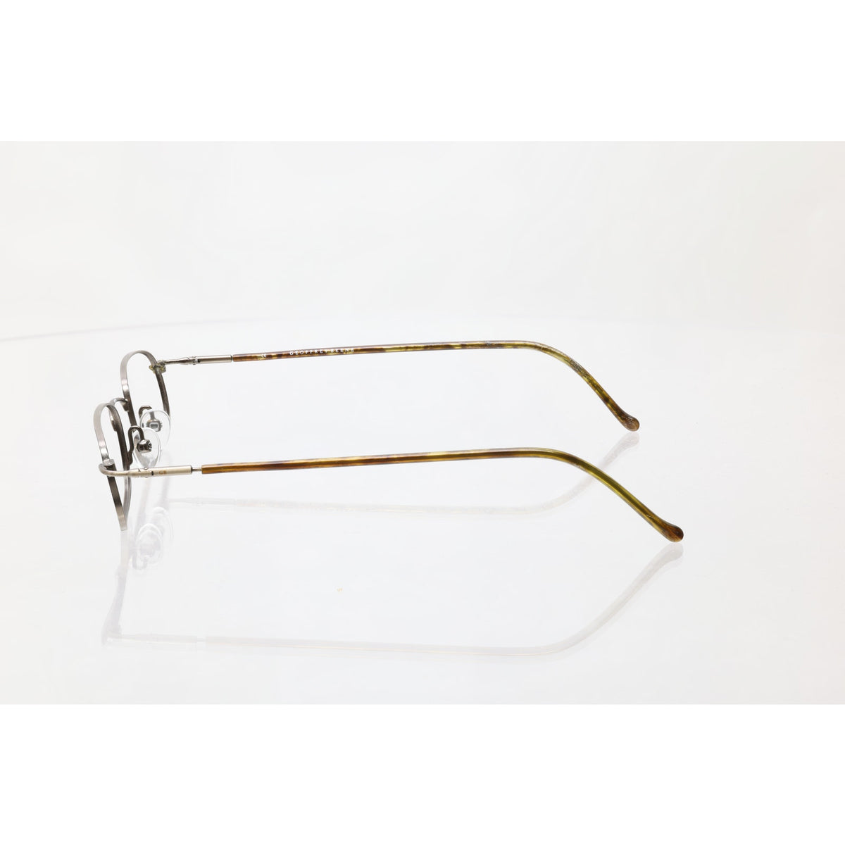 Geoffrey Beene GB 1198 LBRN 48-20-135mm Eyeglass FRAMES ONLY - GOOD CONDITION