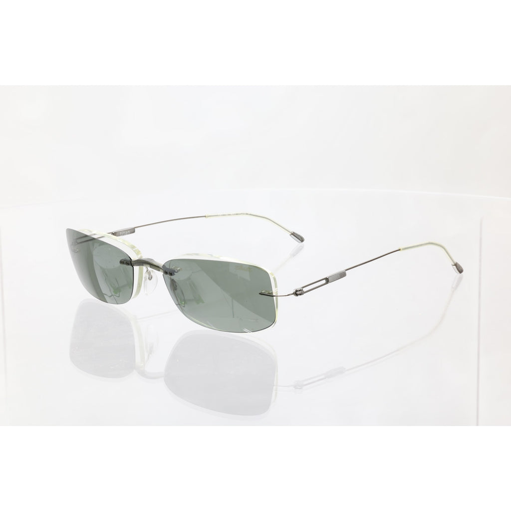 Silhouette 7527 51-19-145mm Eyeglass FRAMES ONLY w/Clip-On - VERY GOOD CONDITION