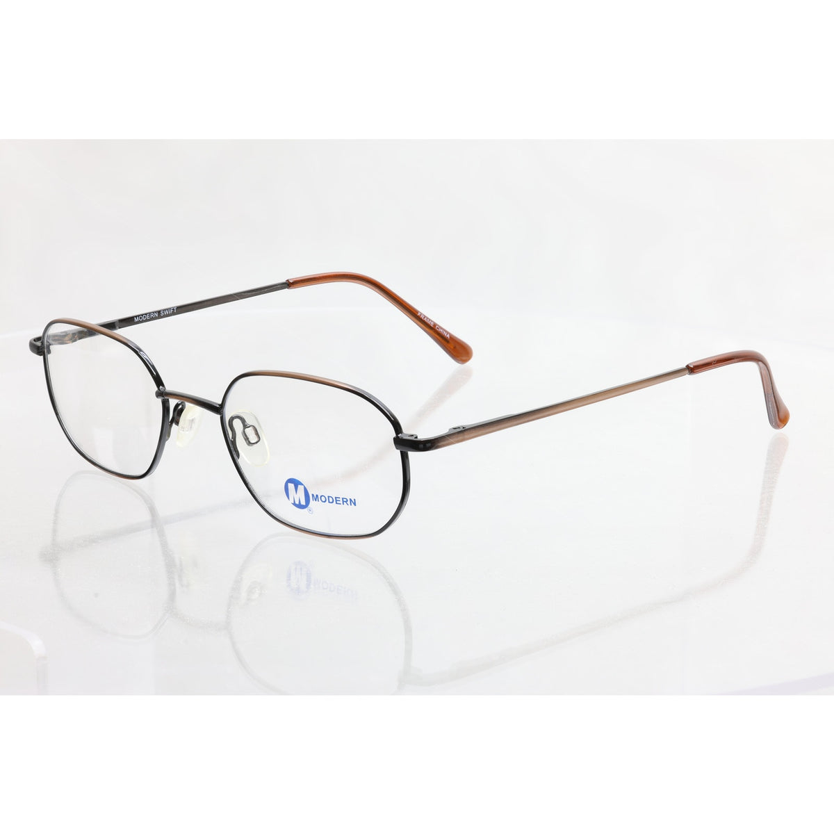 Modern Swift Antique Brown 52-19-145mm Eyeglass FRAMES ONLY - NEW/WITHOUT TAGS