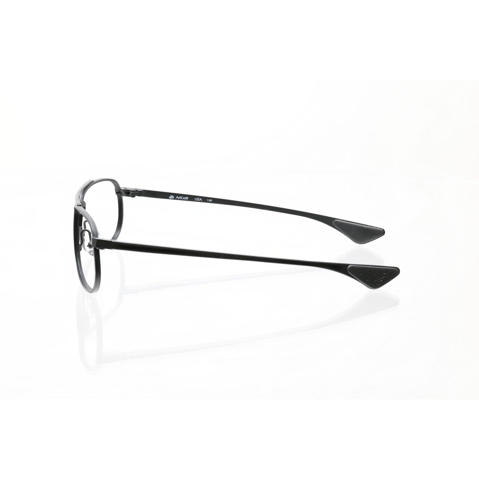 ArtCraft 	JS USA Black 49-22-130mm Eyeglasses FRAMES ONLY - VERY GOOD CONDITION