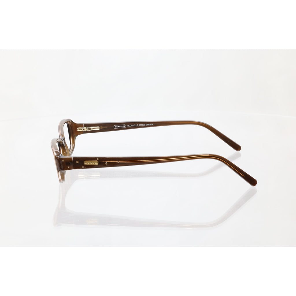 Coach Blondelle 49-18-135mm (2033) Brown Eyeglass FRAMES ONLY - GOOD CONDITION