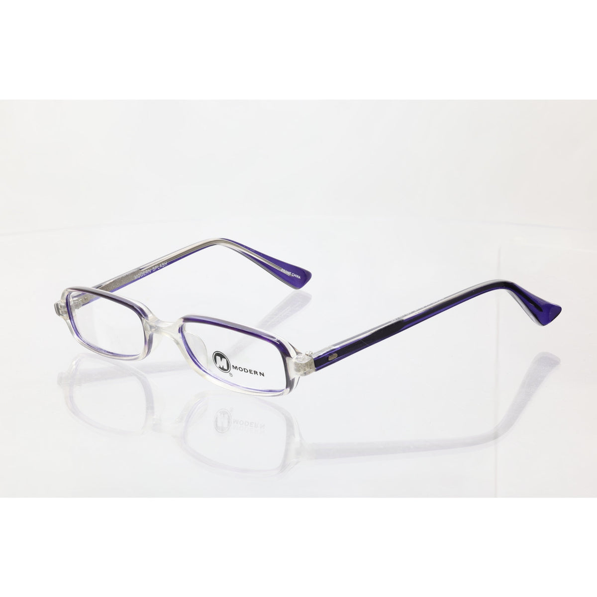 Modern Splash Blue-in-Line 48-18-135mm Eyeglass FRAMES ONLY - NEW/WITHOUT TAGS