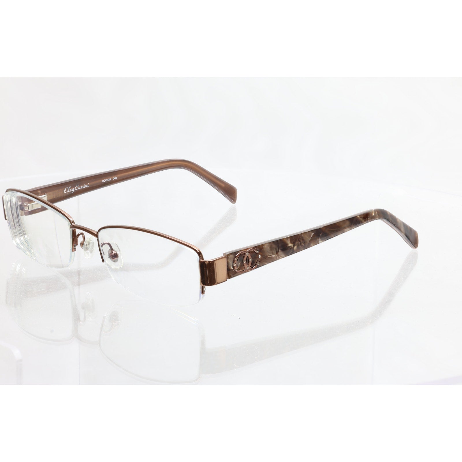 Oleg Cassini OCO 426 200 53-18-135mm Eyeglass FRAMES ONLY - GOOD CONDITION