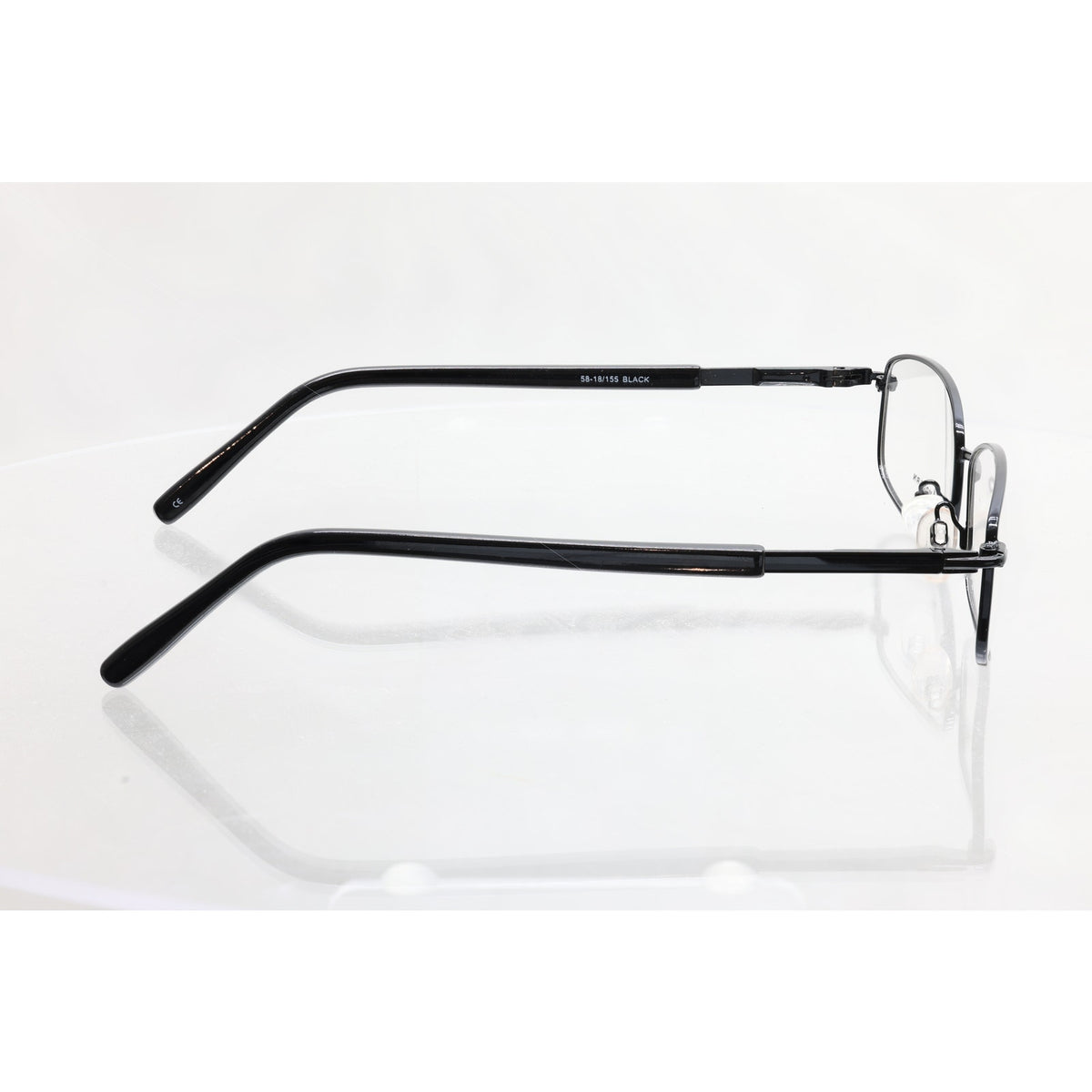 Modern Jazz Black 58-18-155mm Eyeglass FRAMES ONLY - NEW/WITHOUT TAGS