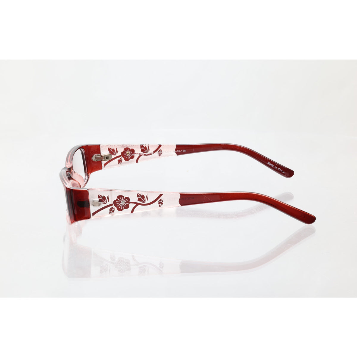 Modern Sadie Burgundy 49-18-135mm Eyeglass FRAMES ONLY - NEW/WITHOUT TAGS