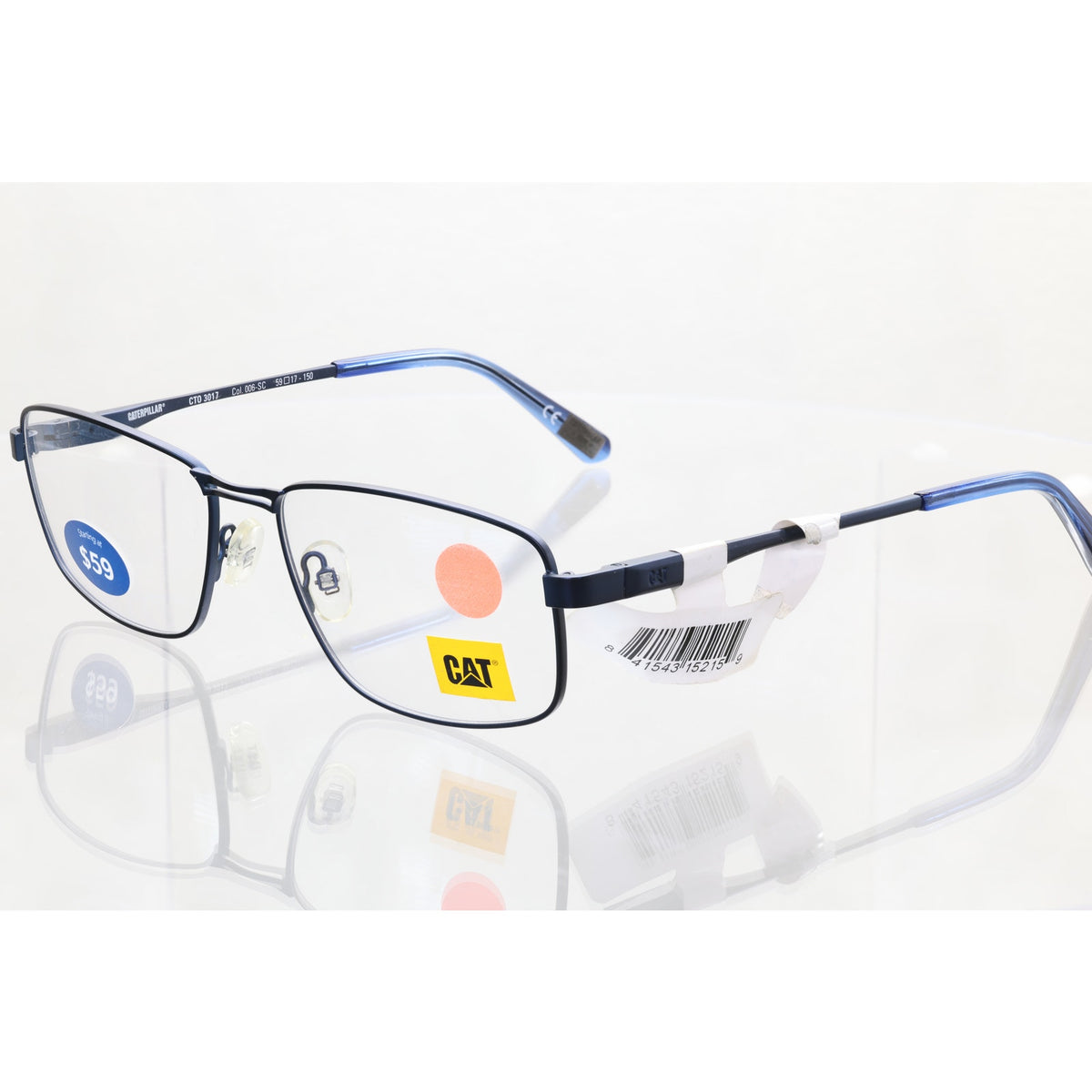 Caterpillar CTO 3017 Col.006 blue eyeglass frames
