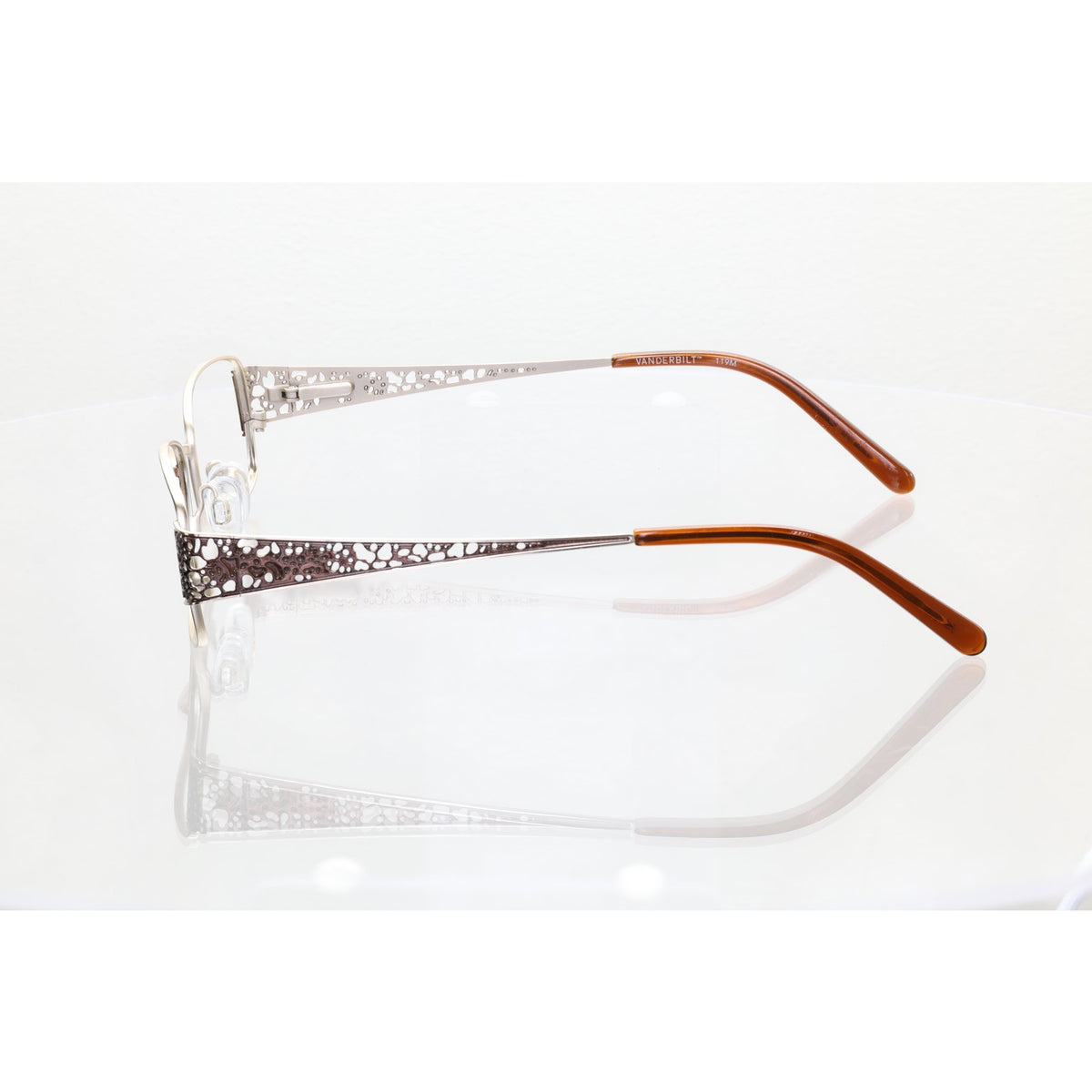 Gloria Vanderbilt 119M Zyloware 168 brown eyeglass frames, photo 4 of 8