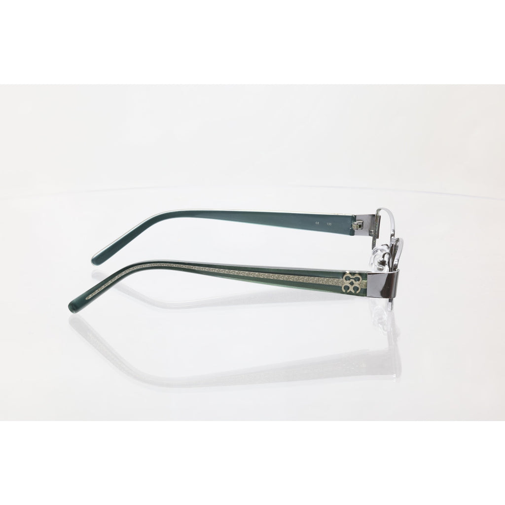 Coach Aneko (1030) 48-17-135mm Gunmetal Silver/Blue Eyeglass FRAMES ONLY - GOOD