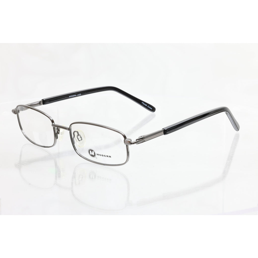 Modern Jazz Gunmetal 54-18-145mm Eyeglass FRAMES ONLY - NEW/WITHOUT TAGS