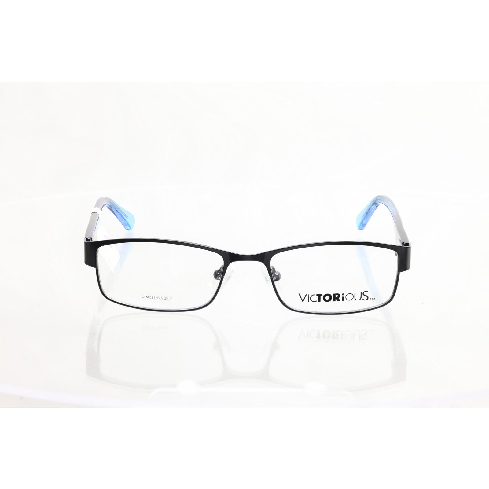 Victorious V421 BLK 50-17-135mm Eyeglasses FRAMES ONLY - NEW CONDITION