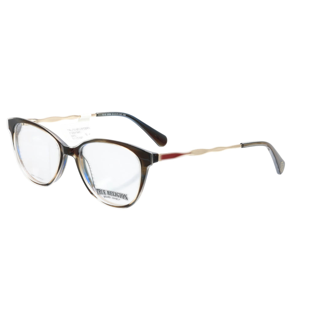 True Religion T018 BRN 51-17-140mm Eyeglasses FRAMES ONLY - NEW CONDITION