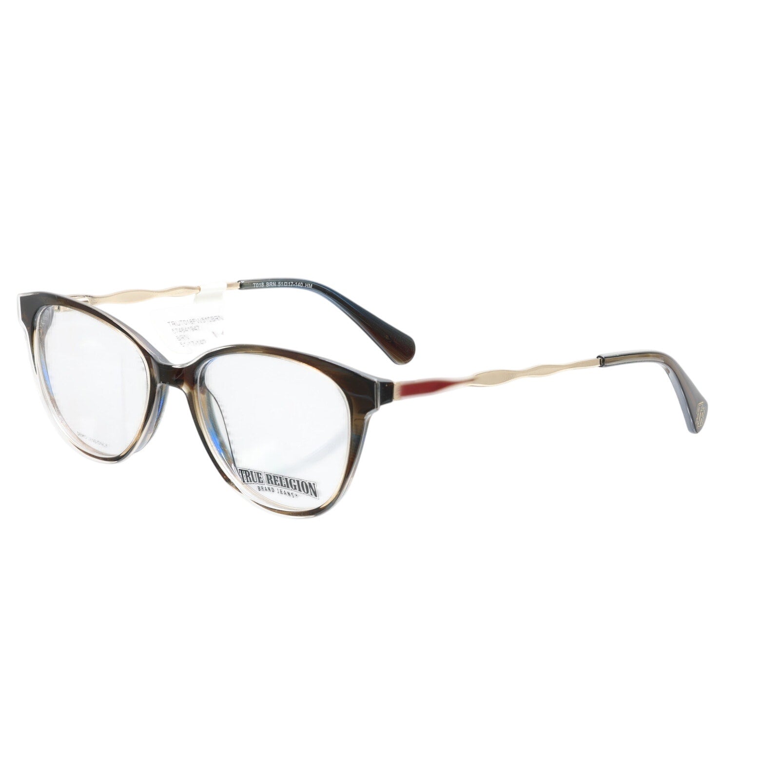 True Religion T018 BRN 51-17-140mm Eyeglasses FRAMES ONLY - NEW CONDITION
