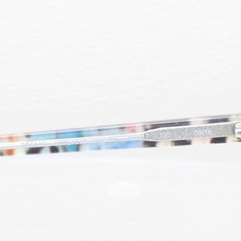 Bebe BB5145 (400) blue floral eyeglass frames, photo 8 of 8