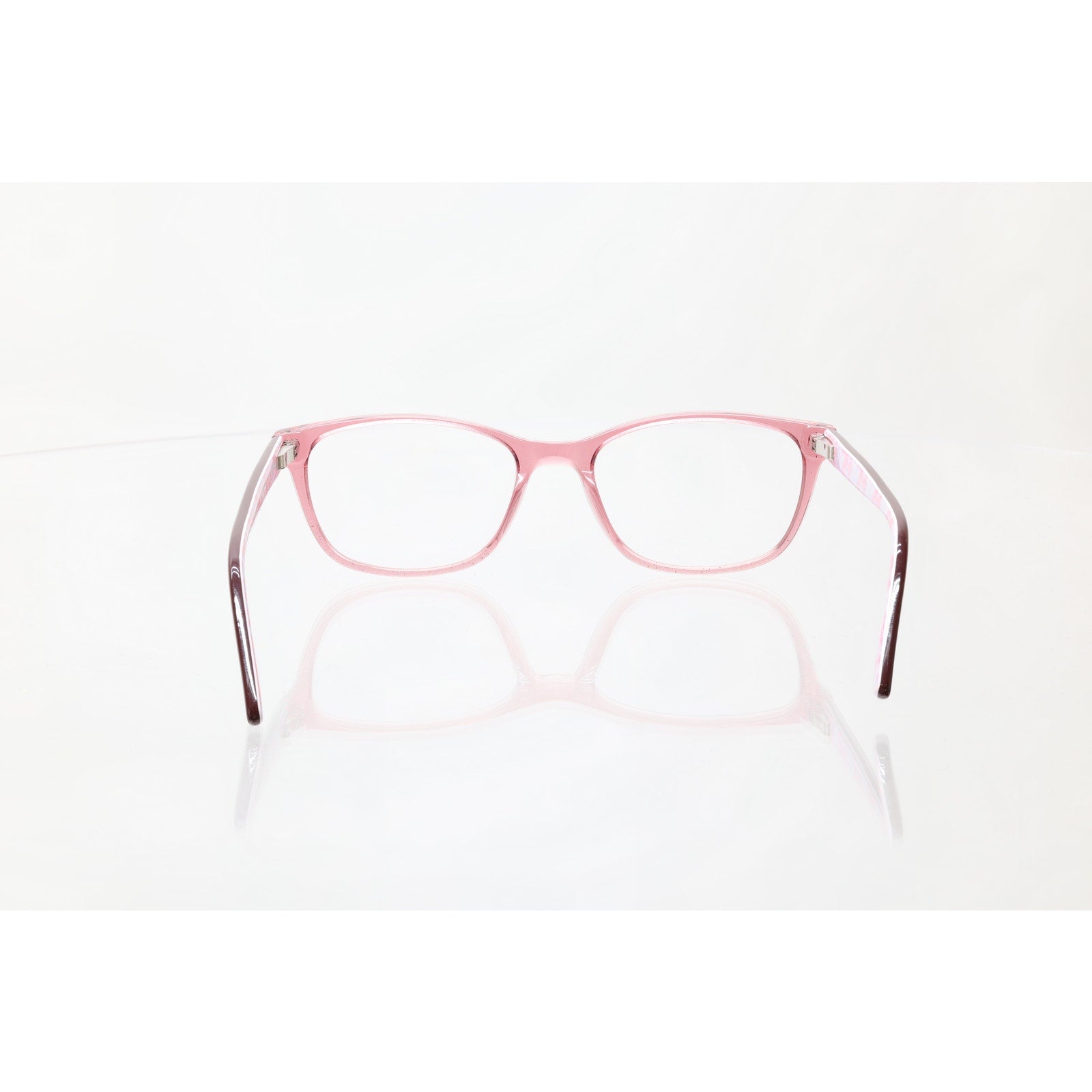 Pez Eyewear P12002 48-16-125 CRYSTAL PINK Eyeglass FRAMES ONLY - GOOD CONDITION