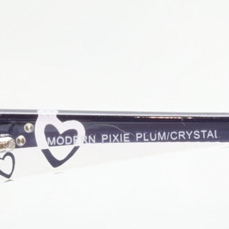 Modern Pixie Plum/Crystal 48-16-130mm Eyeglass FRAMES ONLY - NEW/WITHOUT TAGS