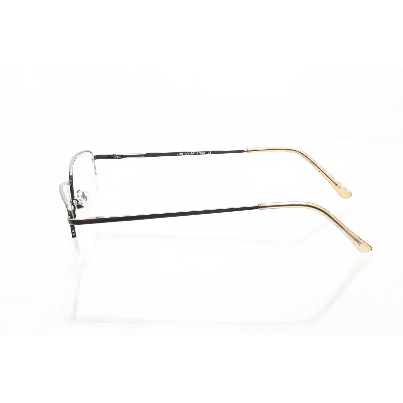 Lido West-Practical Michael Grey 54-20-145 Eyeglasses FRAMES ONLY -NEW CONDITION