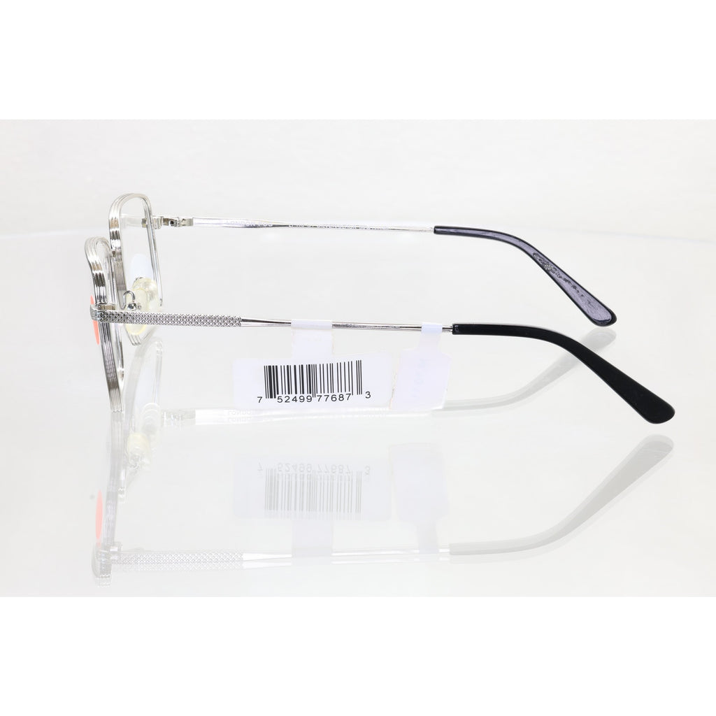 London Fog LF110 C1 silver/black eyeglass frames, photo 4 of 7