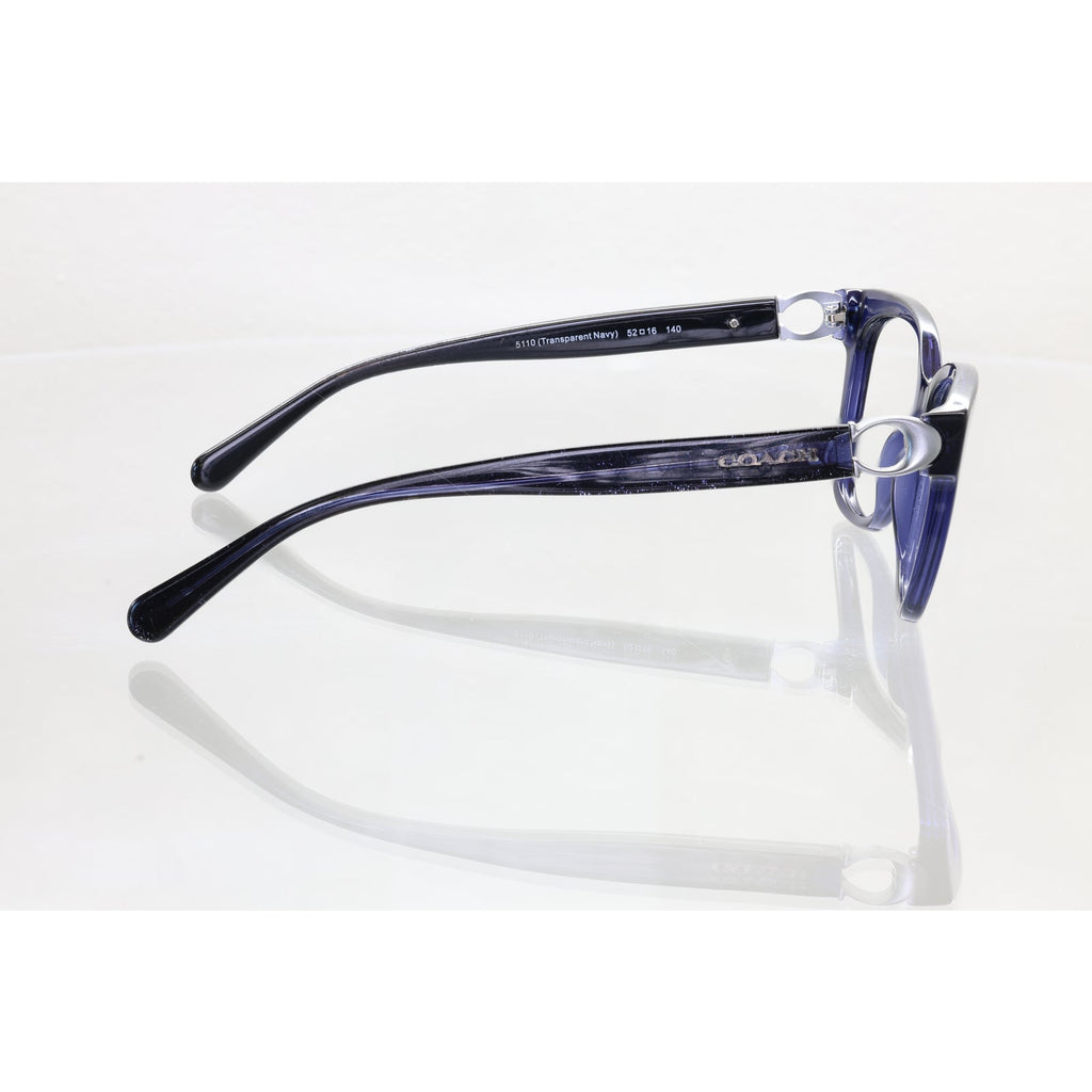 Coach HC6120 5110 transparent navy eyeglass frames, photo 6 of 8
