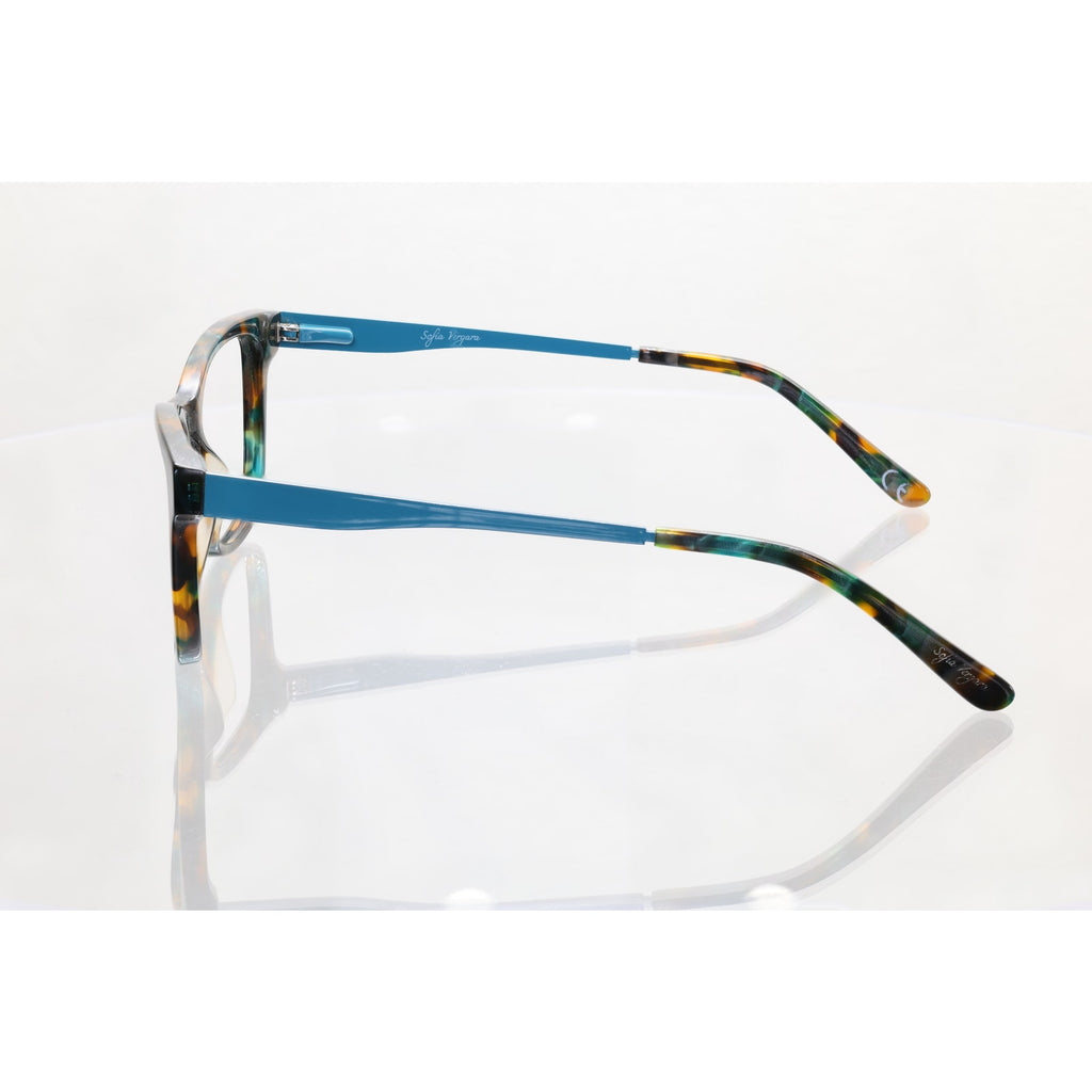 Sofia Vergara Fernanda TDD HM brown/blue eyeglass frames, photo 4 of 8