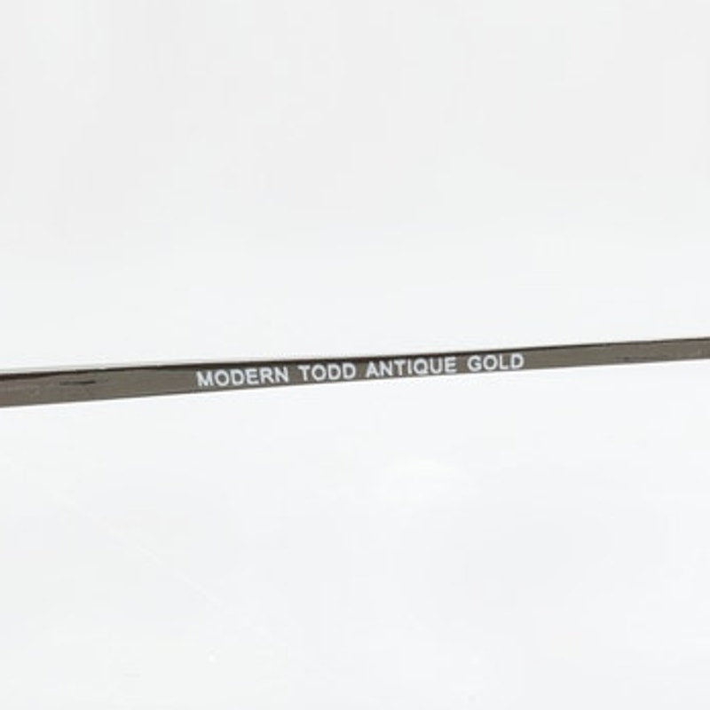 Modern Todd Antique Gold 50-18-145mm Eyeglass FRAMES ONLY - NEW/WITHOUT TAGS