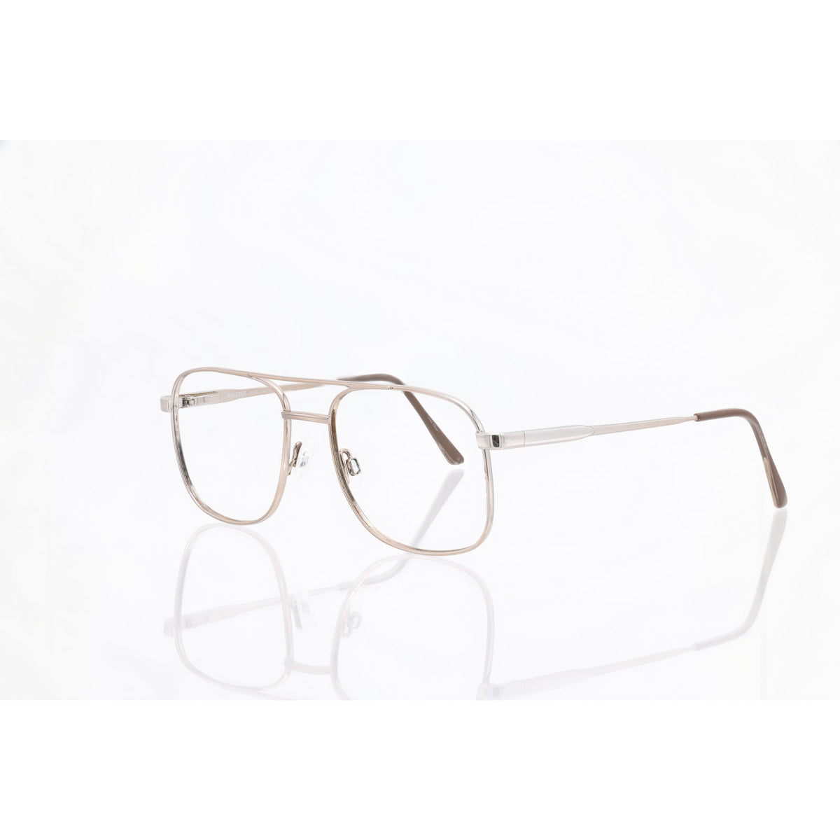 Aristar 6102 Color-035 brown/silver eyeglass frames