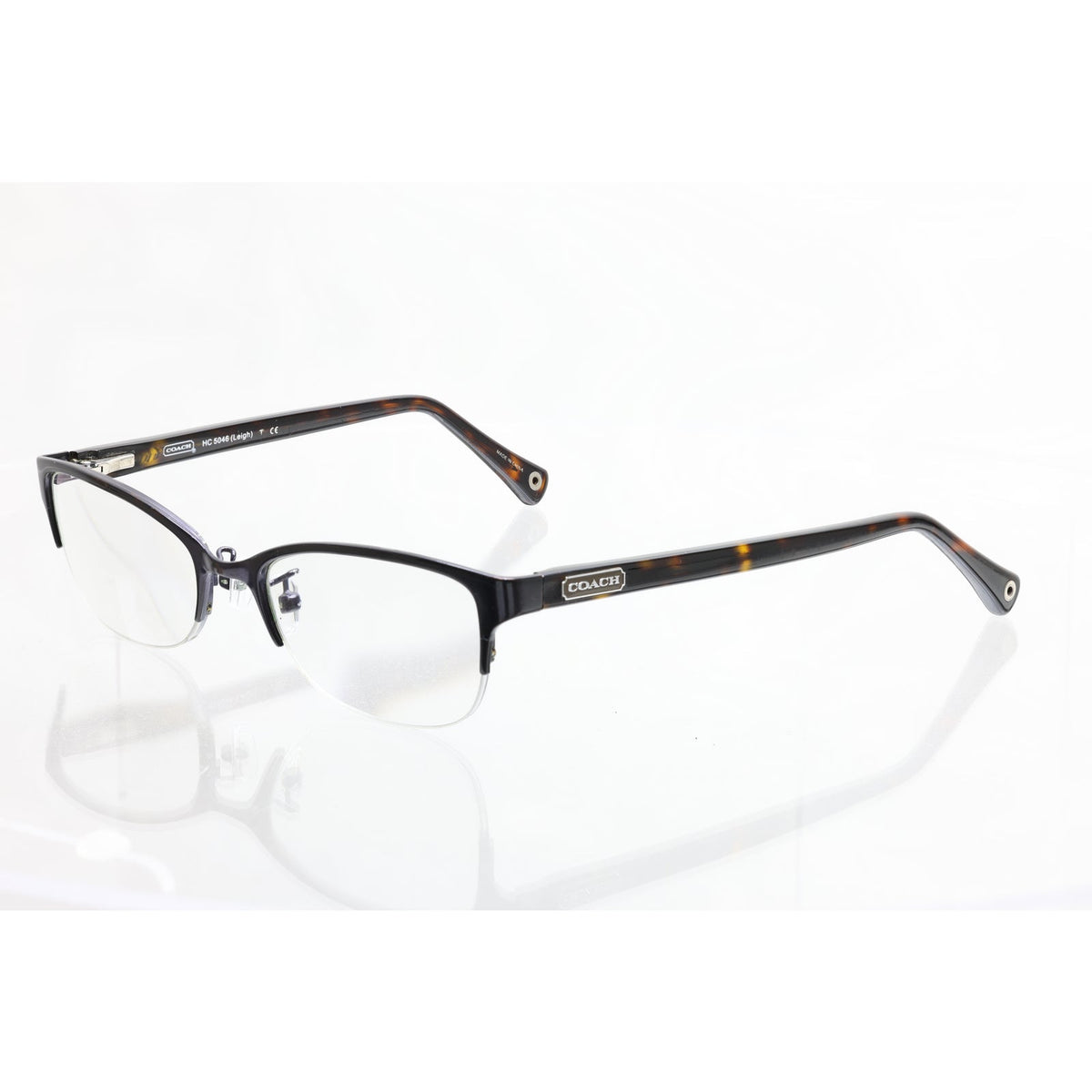 Coach HC 5046 (Leigh) 9153 satin navy/dark tortoise eyeglass frames, photo 6 of 6