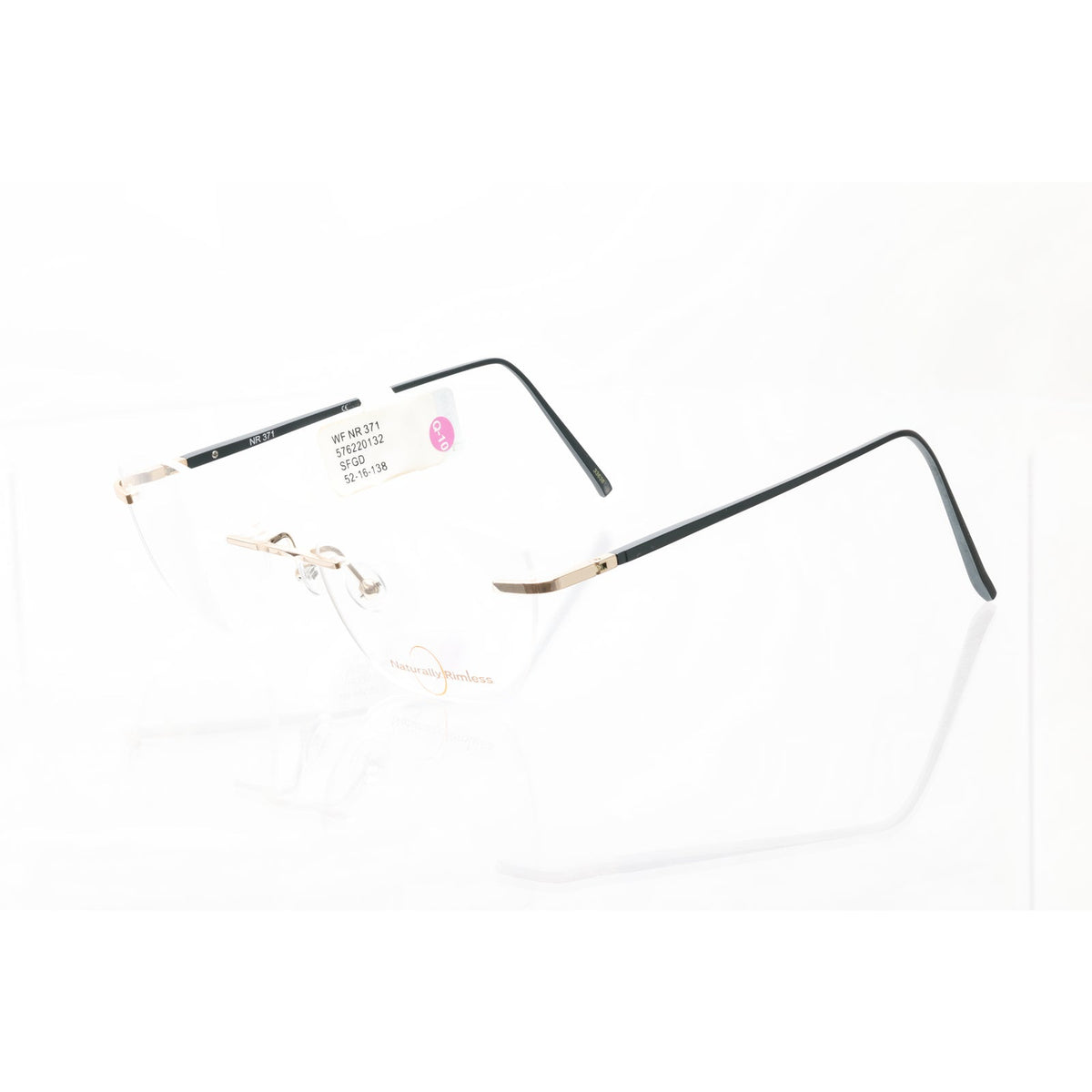 Naturally Rimless NR 371 SFGD eyeglass frames